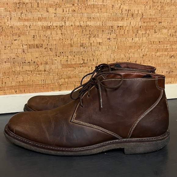 Johnston & Murphy Brown Leather Chukka Boots Men\ display picture 1